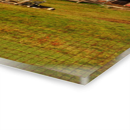 U R There Photography Kingston Checkerboard Farm Rustic Farmhouse Acrylic Wall Print