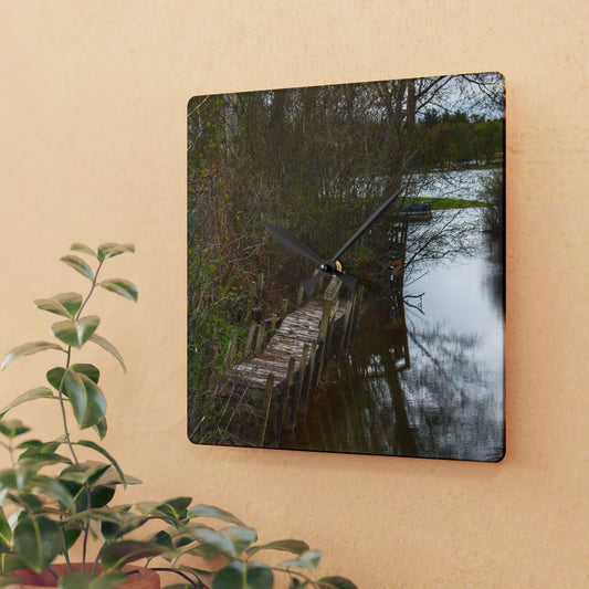 Rustic Farmhouse Wall Clock featuring Private Pathways