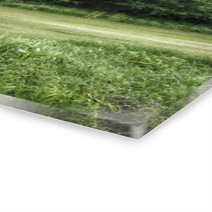 U R There Photography Frankenmuth Grey Saltbox Rustic Farmhouse Acrylic Wall Print