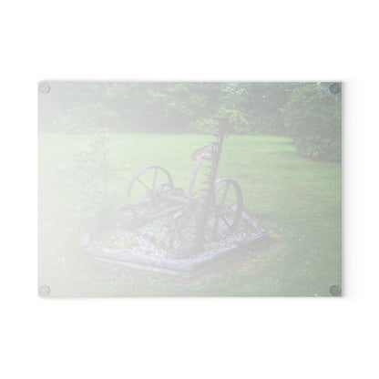 U R There Photography Farm Yard Art Rustic Farmhouse Tempered-Glass Cutting Board