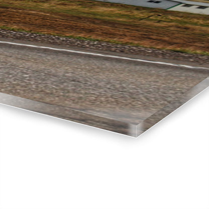 U R There Photography M-24 Whites Rustic Farmhouse Acrylic Wall Print