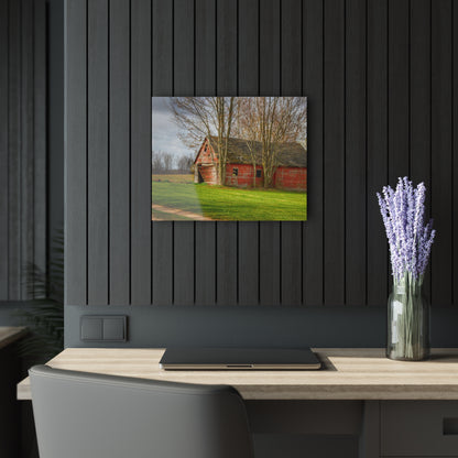 U R There Photography Centerline Shack Rustic Farmhouse Acrylic Wall Print