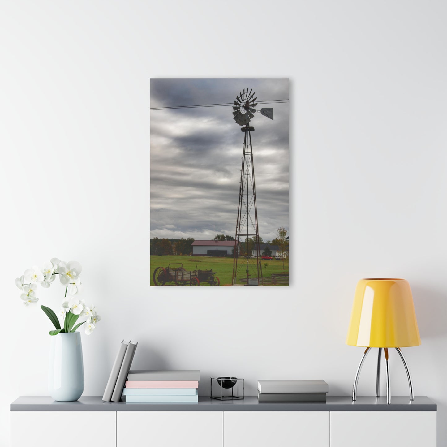 U R There Photography Valentine Road Windmill Rustic Farmhouse Acrylic Wall Print