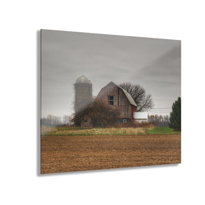 U R There Photography Reinelt Road Red Rustic Farmhouse Acrylic Wall Print
