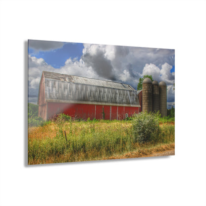 U R There Photography Shelby Red I Rustic Farmhouse Acrylic Wall Print
