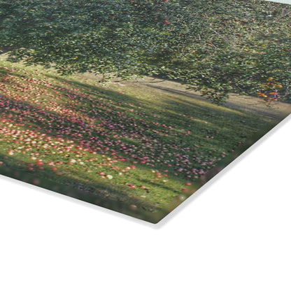 U R There Photography Frankenmuth Apple Tree Rustic Farmhouse Tempered-Glass Cutting Board