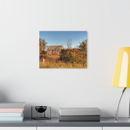 U R There Photography Clothier Road Red I Rustic Farmhouse Acrylic Wall Print