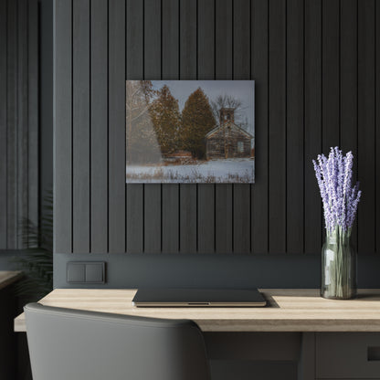 U R There Photography Vermilya Schoolhouse I Rustic Farmhouse Acrylic Wall Print
