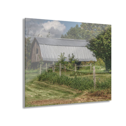 U R There Photography Old Roadside Grey Rustic Farmhouse Acrylic Wall Print