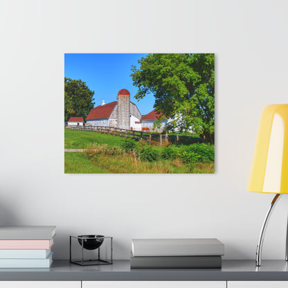 U R There Photography Vienna Roadside White Rustic Farmhouse Acrylic Wall Print