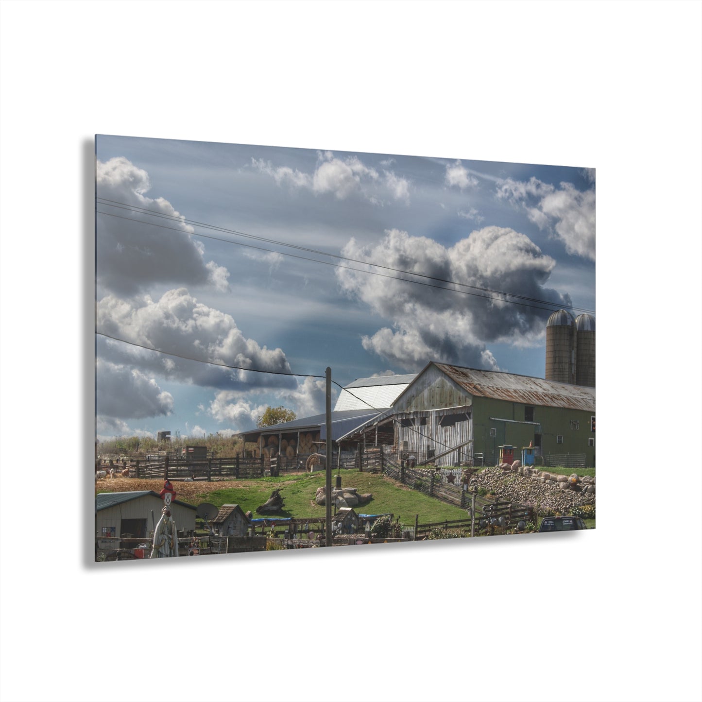 U R There Photography Sutton Road Haybarn Rustic Farmhouse Acrylic Wall Print