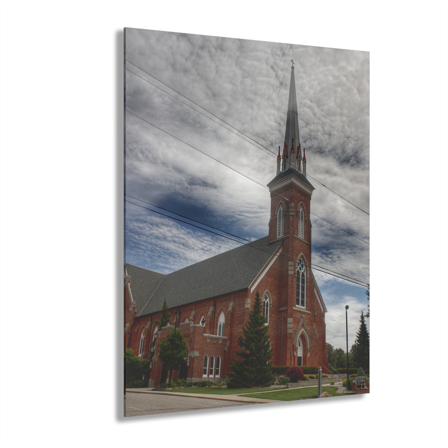 Barn Boutique Modern Farmhouse Acrylic Wall Print| Catholic Church in Frankenmuth