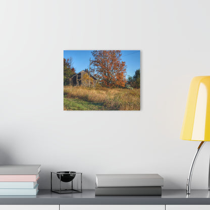 U R There Photography Clothier Road Grey Rustic Farmhouse Acrylic Wall Print