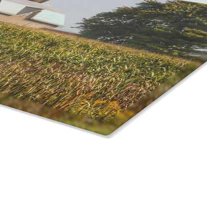 U R There Photography Beyond the September Corn on Swaffer Rustic Farmhouse Tempered-Glass Cutting Board