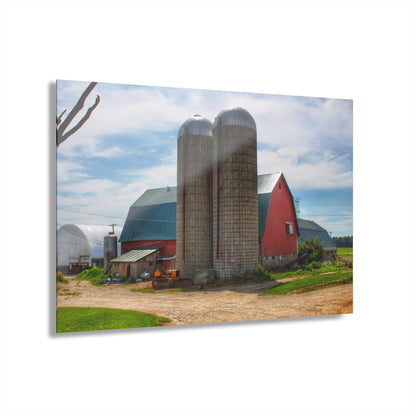 U R There Photography South Washburn Red Rustic Farmhouse Acrylic Wall Print