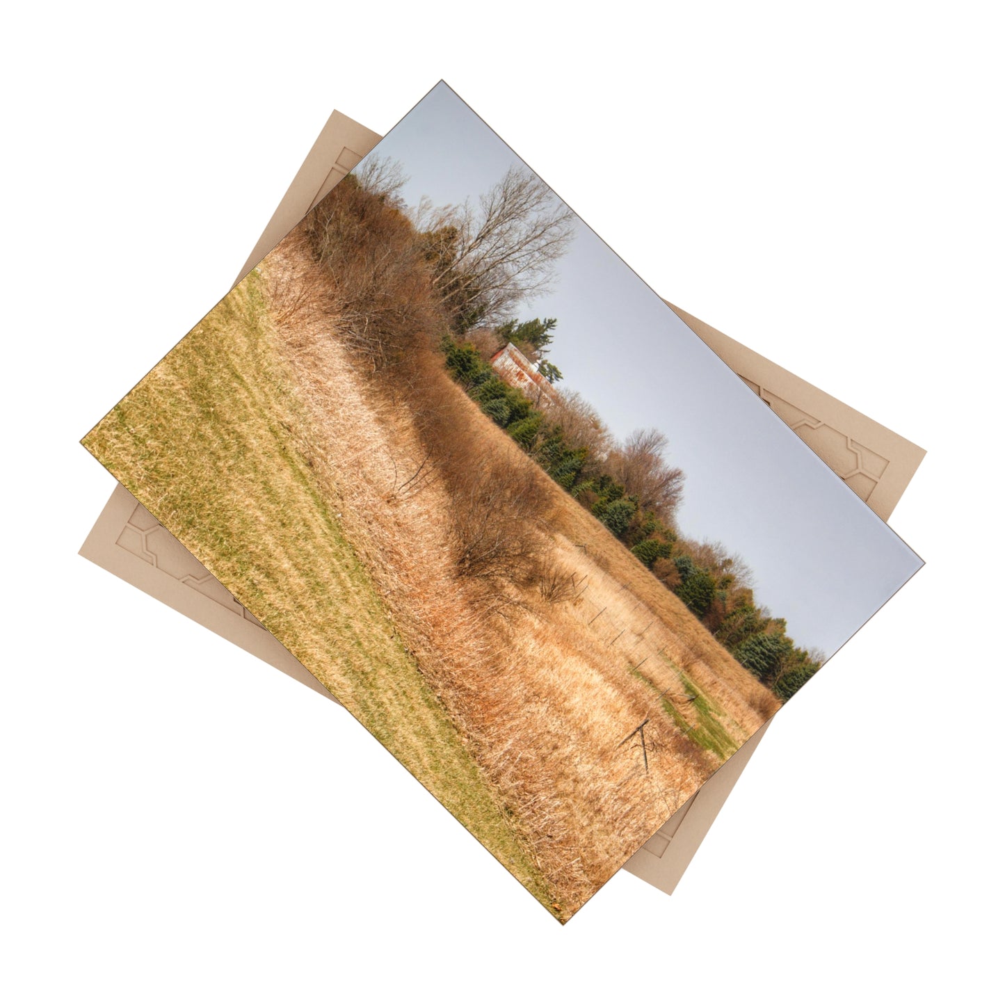 U R There Photography Beyond the Short Pines Rustic Farmhouse Decorative Ceramic Tile