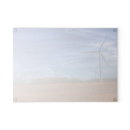 U R There Photography Windmill Alley Rustic Farmhouse Tempered-Glass Cutting Board