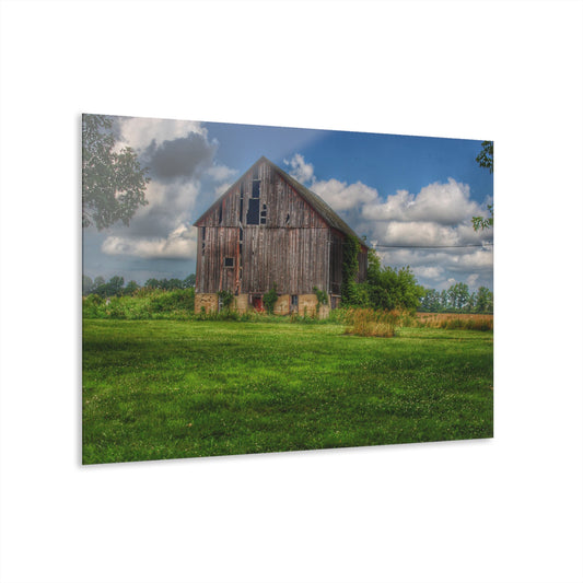 U R There Photography Bohms Road Grey II Rustic Farmhouse Acrylic Wall Print