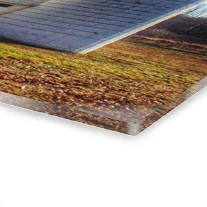 U R There Photography Elba White Rustic Farmhouse Acrylic Wall Print