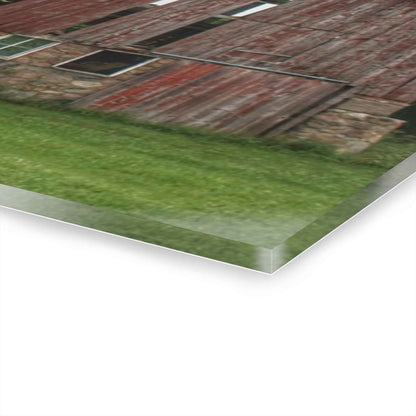 U R There Photography Imlay City Road Red I Rustic Farmhouse Acrylic Wall Print