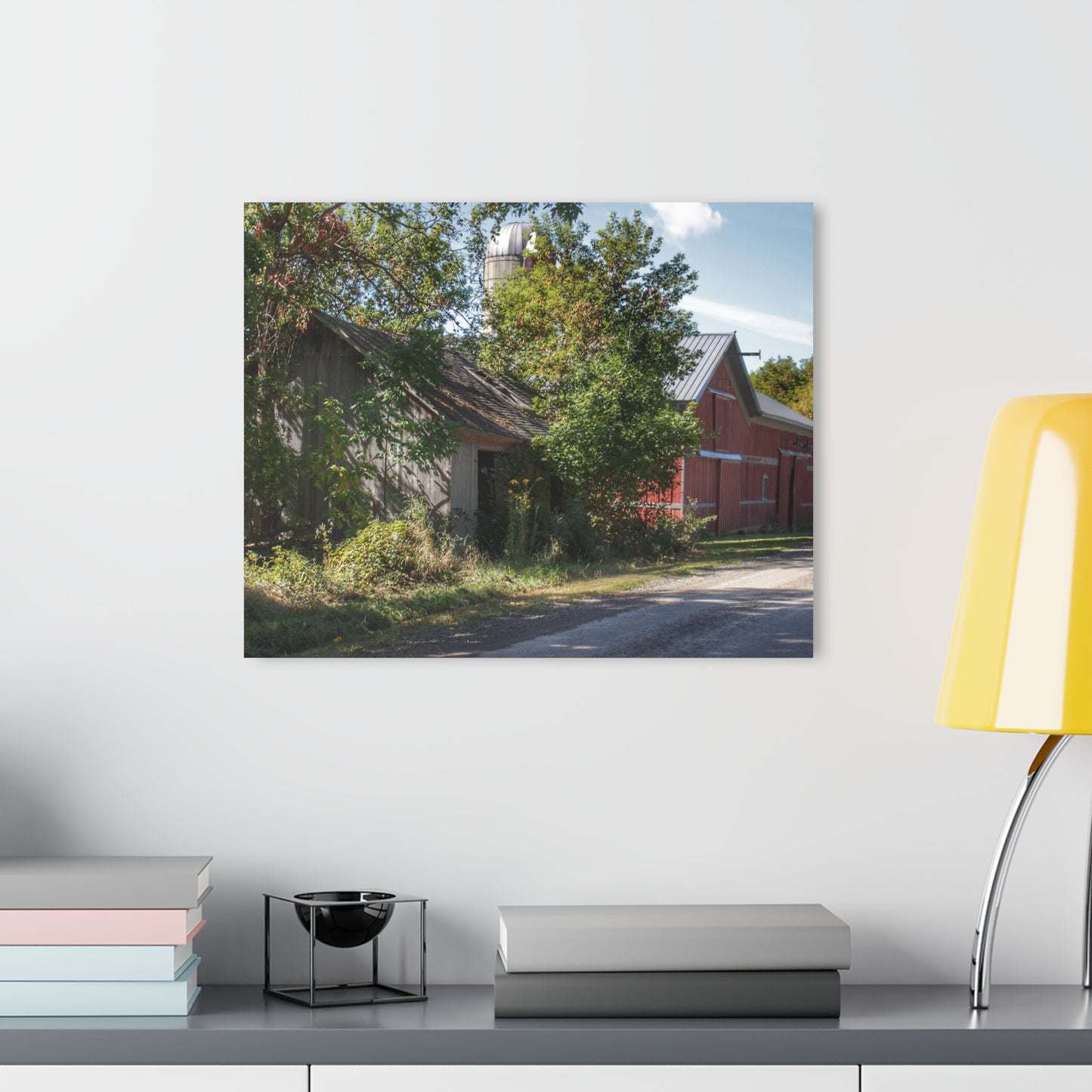 U R There Photography Bordman Roadside Buddies II Rustic Farmhouse Acrylic Wall Print