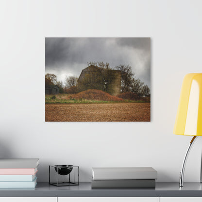 U R There Photography West Snover Grey Rustic Farmhouse Acrylic Wall Print