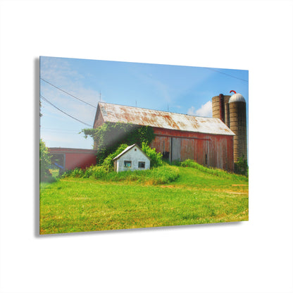 U R There Photography Marlette Red I Rustic Farmhouse Acrylic Wall Print