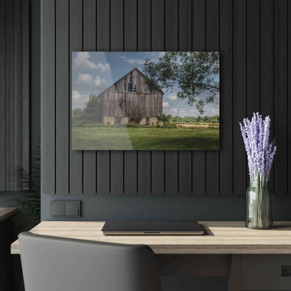 U R There Photography Bohms Road Grey I Rustic Farmhouse Acrylic Wall Print
