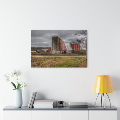 U R There Photography Slattery Roadside Red I Rustic Farmhouse Acrylic Wall Print