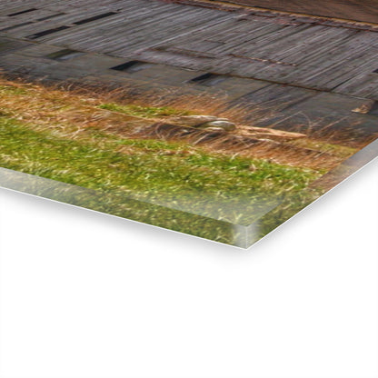 U R There Photography Metamora M-24 Grey III Rustic Farmhouse Acrylic Wall Print