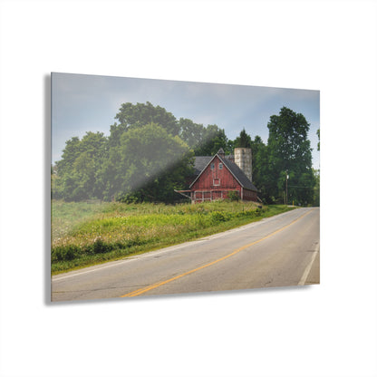 U R There Photography Metamora Red II Rustic Farmhouse Acrylic Wall Print