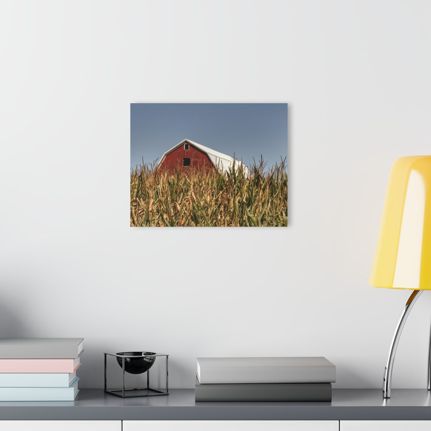 Beyond the Corn Rustic Farmhouse Acrylic Wall Print