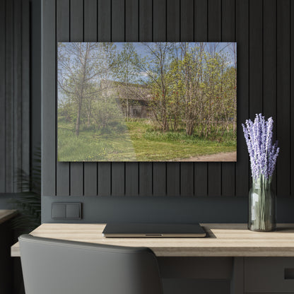 U R There Photography Bishop Road Grey I Rustic Farmhouse Acrylic Wall Print