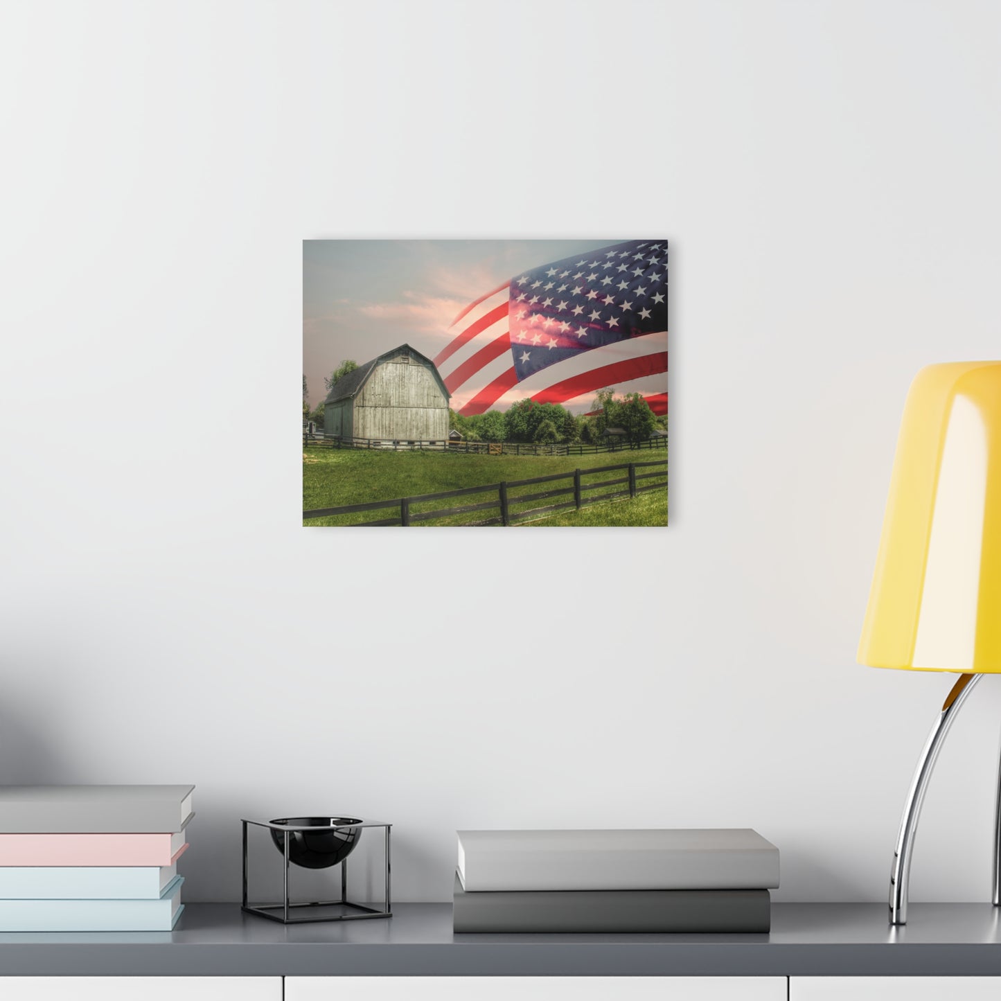 U R There Photography An American Farm II Rustic Farmhouse Acrylic Wall Print