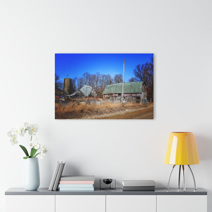 Romeo Plank Road Forgotten Greys II Rustic Farmhouse Acrylic Wall Print