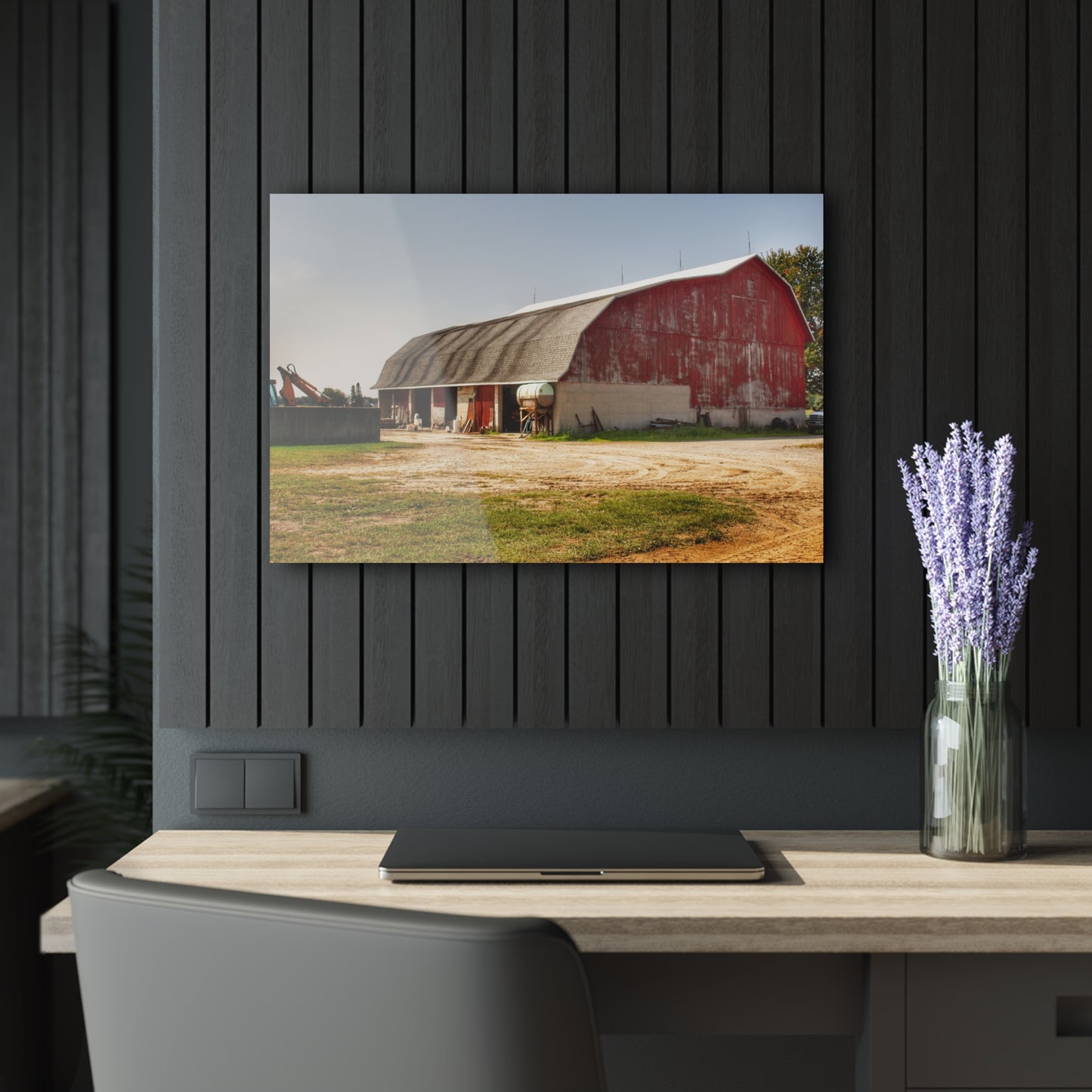 U R There Photography Quonset Barn Rustic Farmhouse Acrylic Wall Print