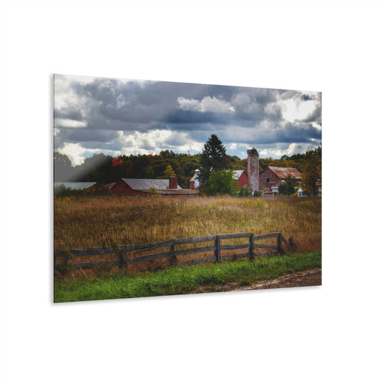 U R There Photography Baldwin Road Farm Rustic Farmhouse Acrylic Wall Print
