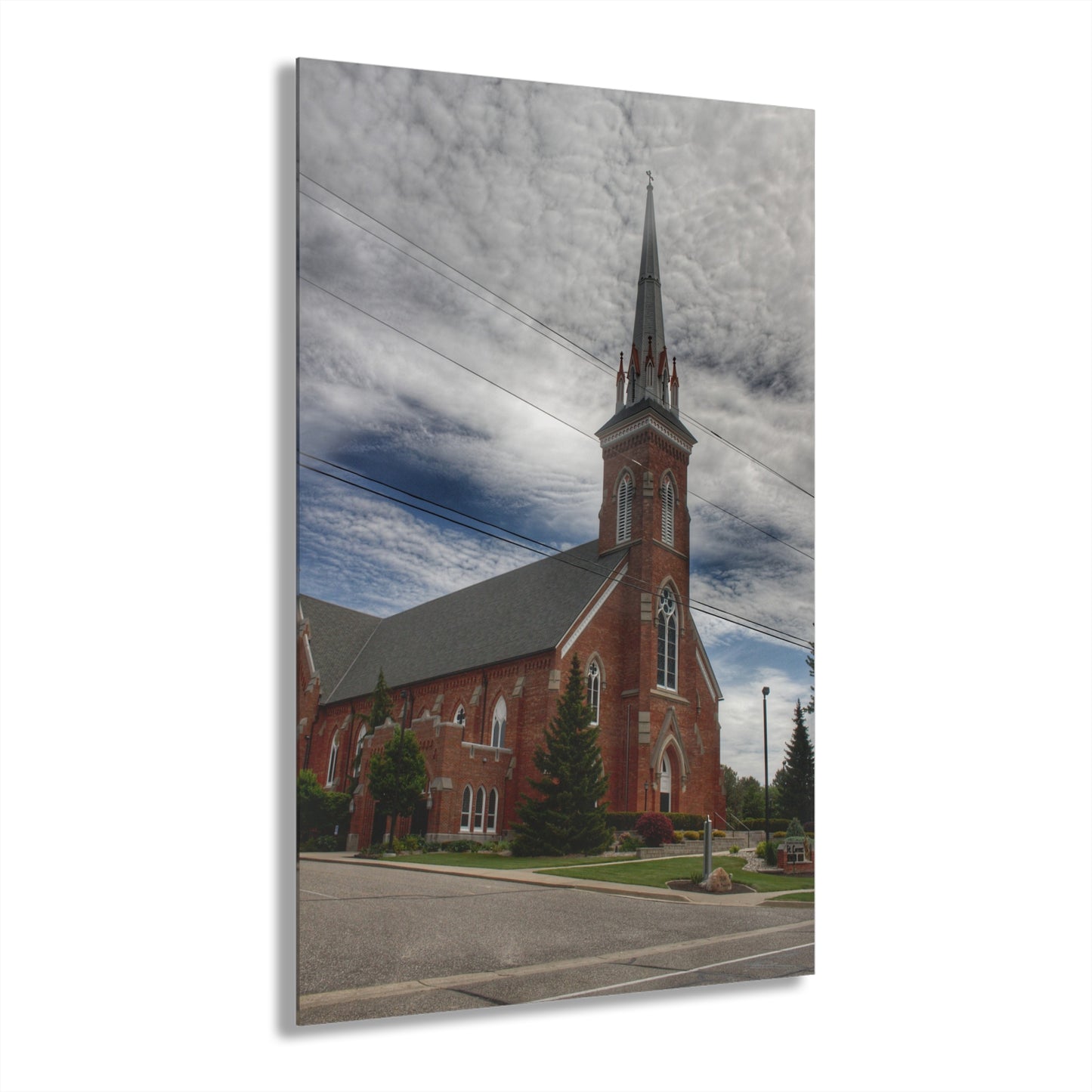 Barn Boutique Modern Farmhouse Acrylic Wall Print| Catholic Church in Frankenmuth