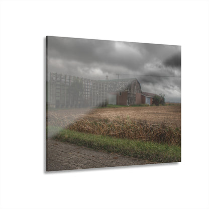 U R There Photography Weaver Road Brown Rustic Farmhouse Acrylic Wall Print