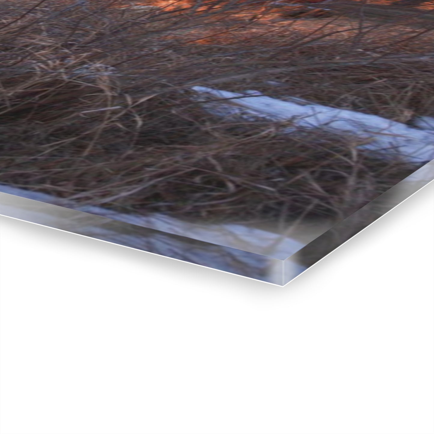 U R There Photography Early Spring on Mount Morris Road Rustic Farmhouse Acrylic Wall Print