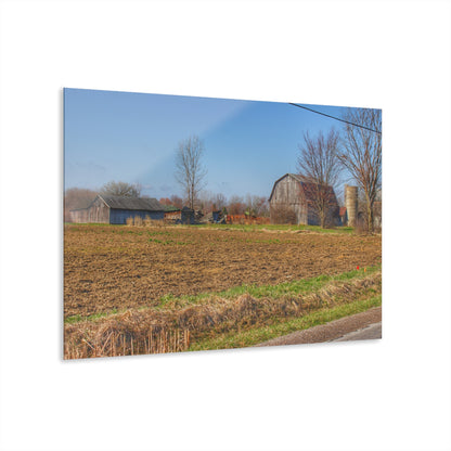 U R There Photography Stanley Road Greys Rustic Farmhouse Acrylic Wall Print