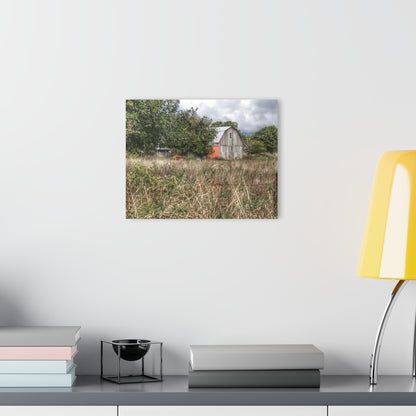 U R There Photography East Frances Road Hidden Grey I Rustic Farmhouse Acrylic Wall Print