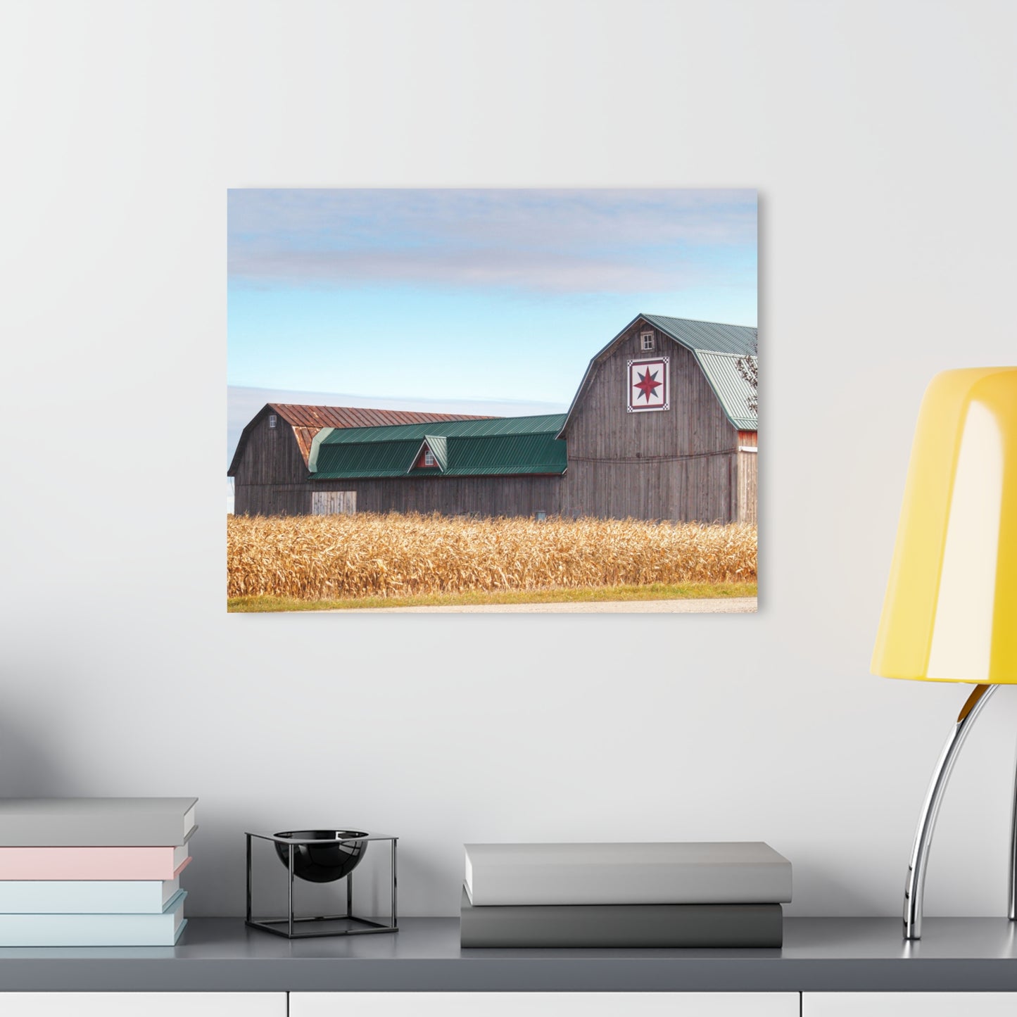 U R There Photography Frankenmuth Greys Rustic Farmhouse Acrylic Wall Print