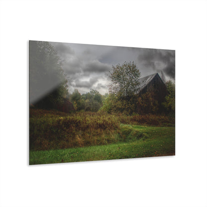 U R There Photography Day of Grey Rustic Farmhouse Acrylic Wall Print