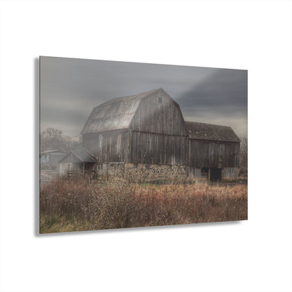 U R There Photography Majestic Grey Rustic Farmhouse Acrylic Wall Print