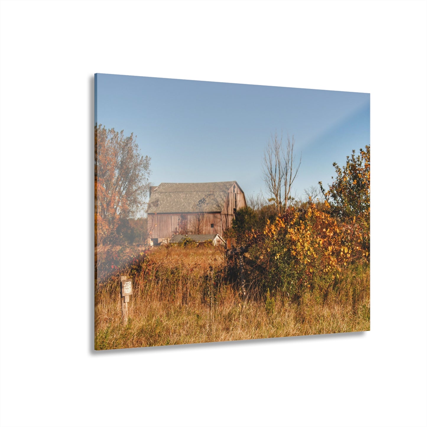 U R There Photography Clothier Road Red I Rustic Farmhouse Acrylic Wall Print