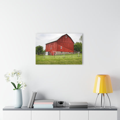 U R There Photography Elba Road Red II Rustic Farmhouse Acrylic Wall Print