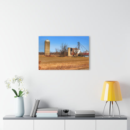 U R There Photography North Cemetery Roads Forgotten Grey Rustic Farmhouse Acrylic Wall Print