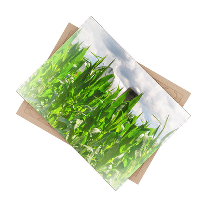 U R There Photography Beyond the Corn in Millington Rustic Farmhouse Decorative Ceramic Tile