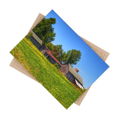 U R There Photography Birch Run Road Greys I Rustic Farmhouse Decorative Ceramic Tile